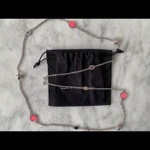 Authentic Marc Jacobs, sterling silver necklace